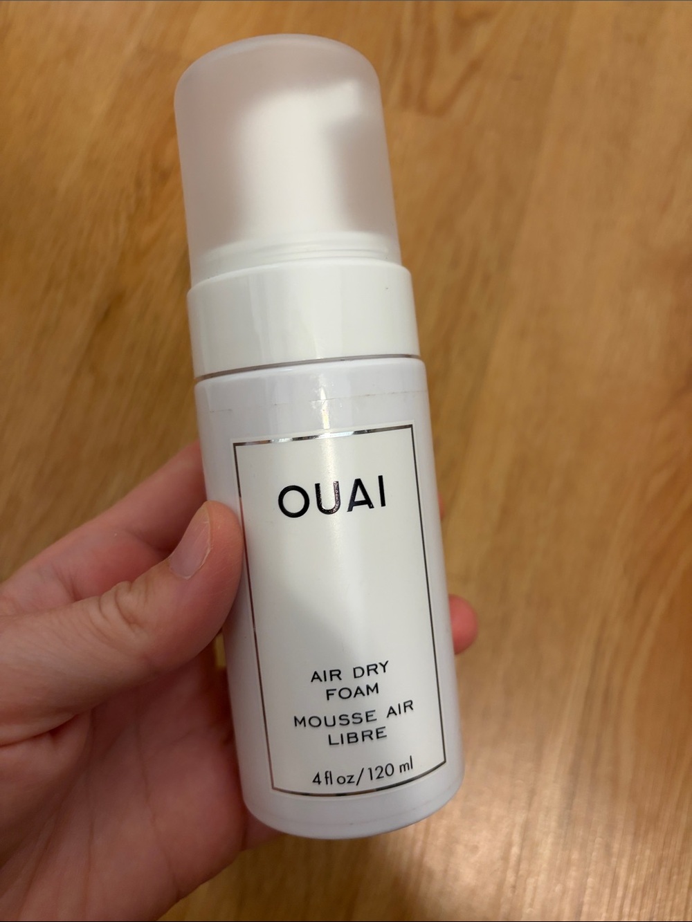 OUAI White Air Dry Foam Lightweight Styling Primer